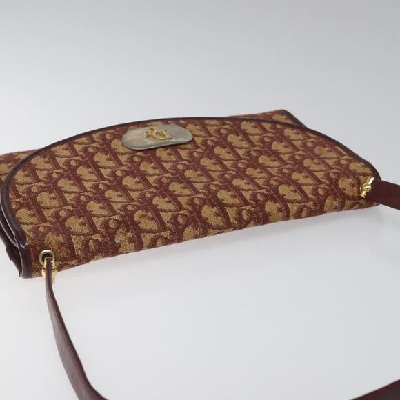 DIOR Trotter Canvas Shoulder Bag Red - Picture 6 of 12